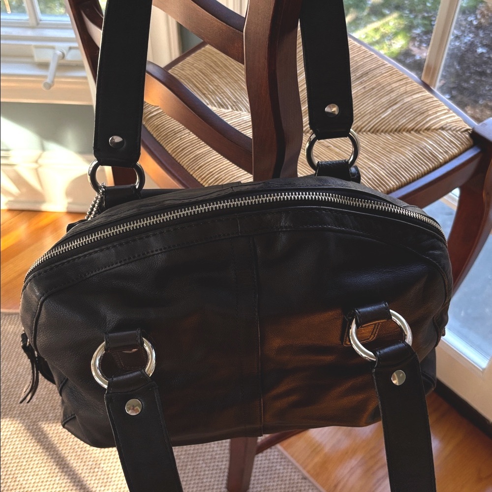 Coach Y2K SoHo Black Leather Large Dome Satchel - Excellent Condition! - Picture 4 of 10